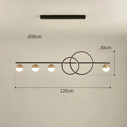 Rectangular black aluminium ceiling lamp with remote control for dimming.