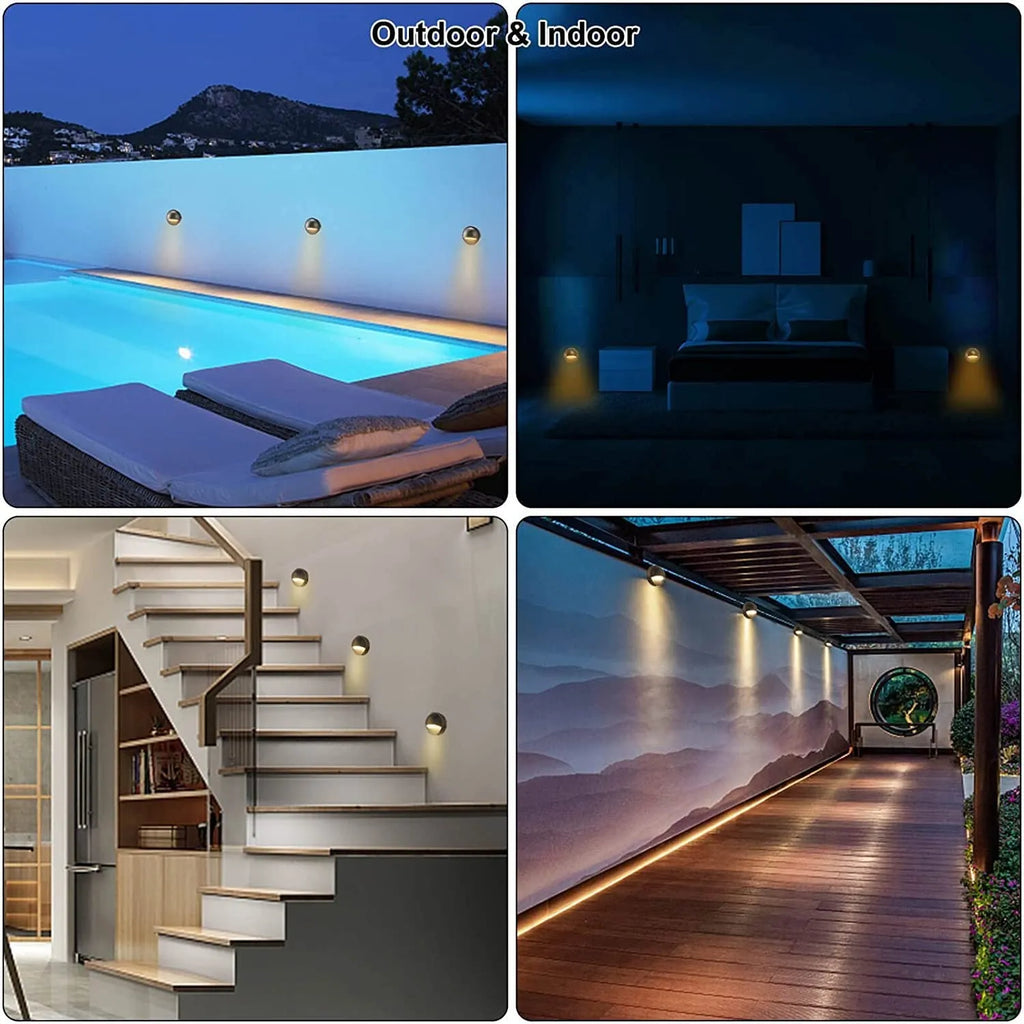 Platinum low voltage outdoor step light with IP67 rating and adjustable colour temperature, dimensions 96mm by 55mm.