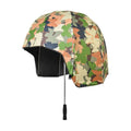 76cm long handle manual umbrella with NC fabric canopy in camouflage butterfly vinyl pattern