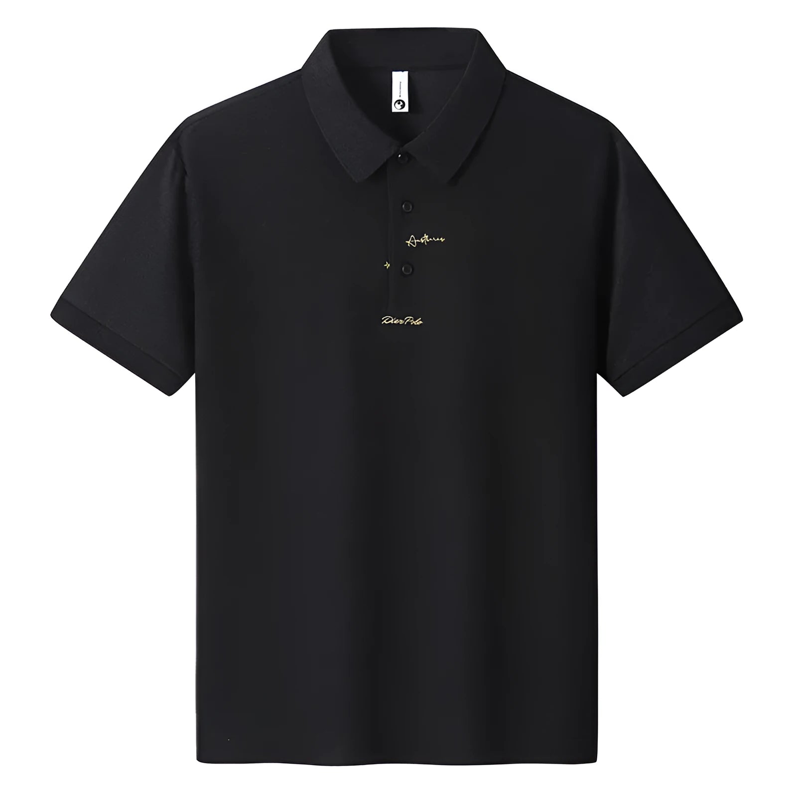 Men's loose fit cotton casual T-shirt shown in multiple colours including black, green, and white.