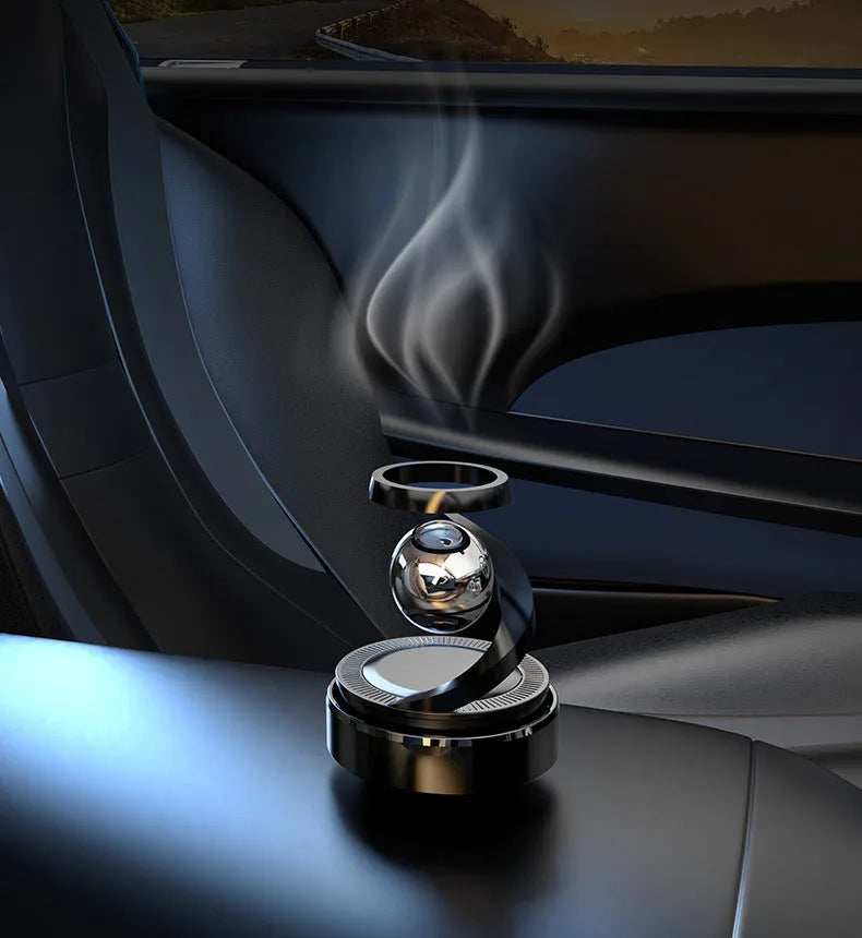 Solar car aromatherapy decoration perfume fragrance diffuser with four scent options for vehicle interiors