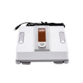 White intelligent window cleaning robot for high-rise windows with electric washing system