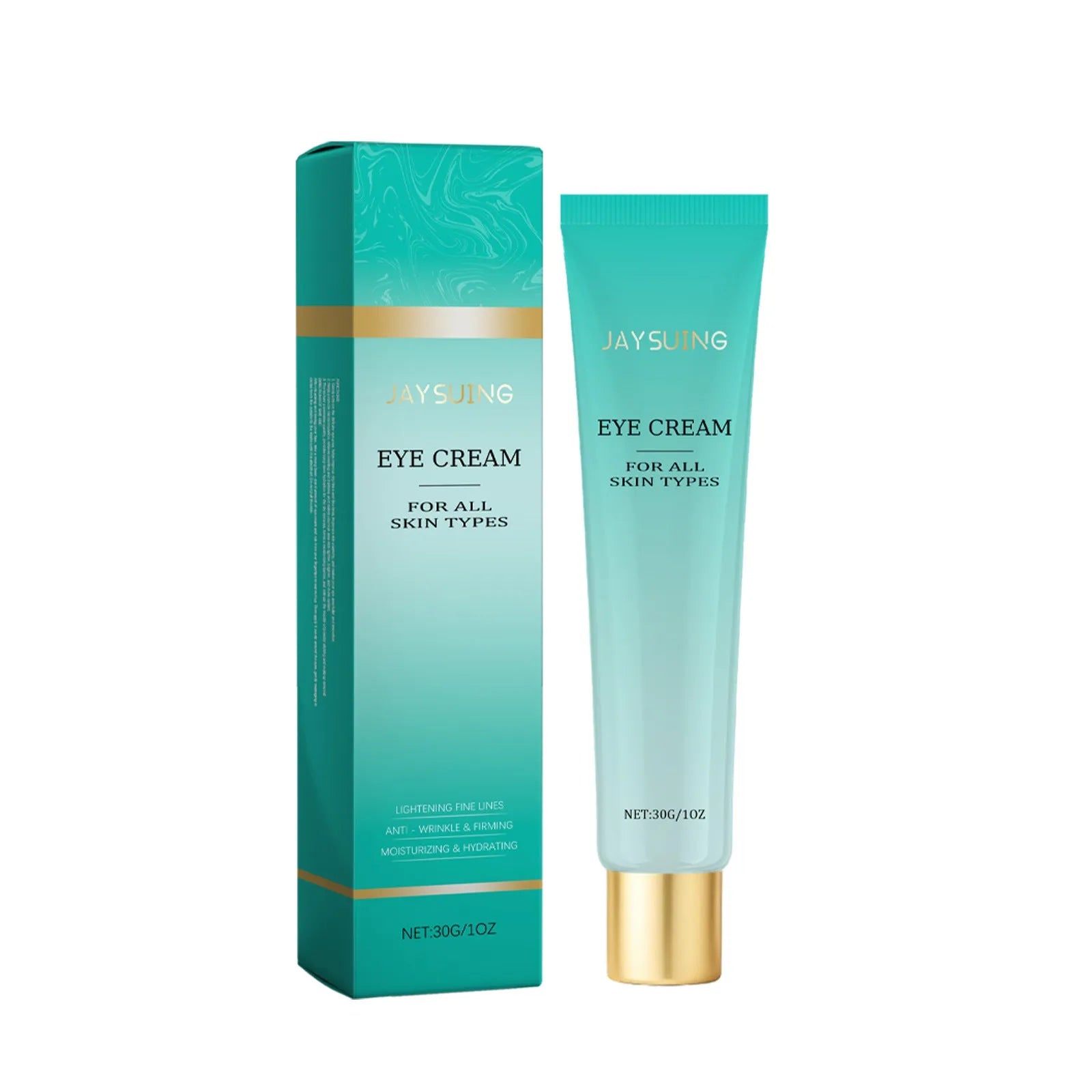 30g glass jar of retinol and hyaluronic acid anti-ageing eye cream