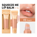 Sweet fruit flavour moisturizing squeeze lip balm 6g in grape flavour