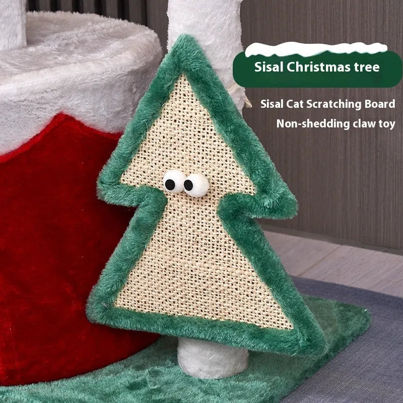 Density plate cat scratch toy in Christmas colours sd1, sd2, and sd3 variants