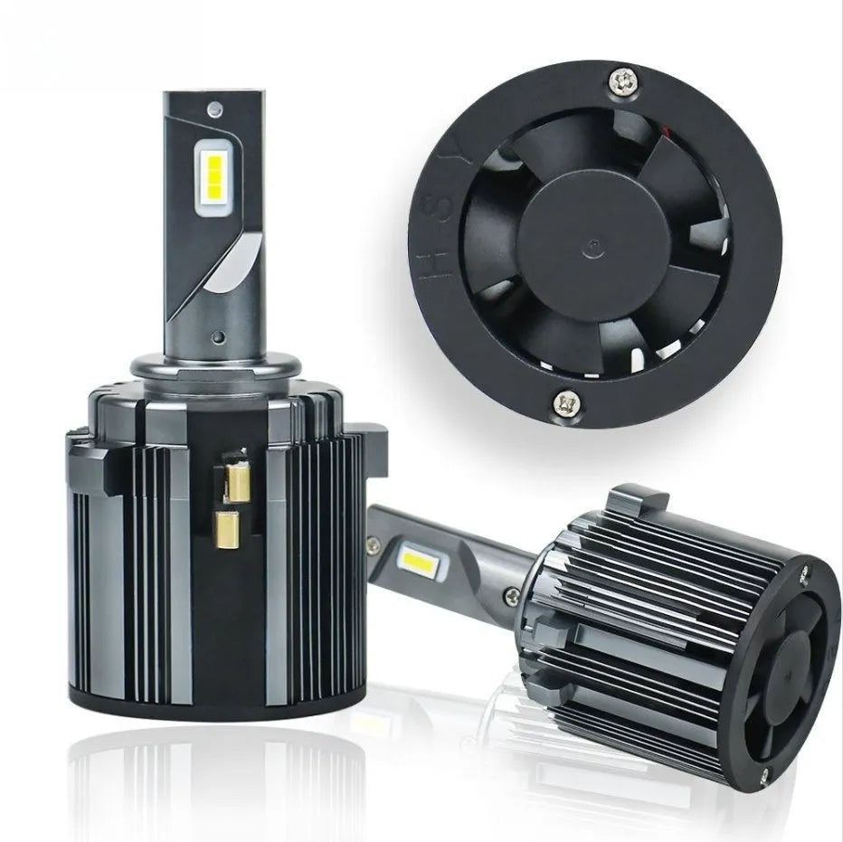 Volkswagen Golf 7 compatible LED low beam headlight bulb with aviation aluminium housing.