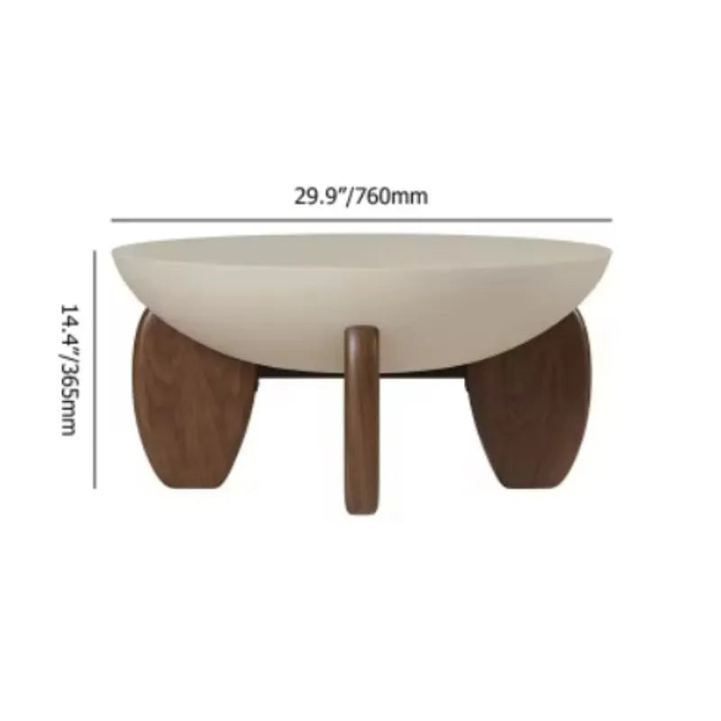 White solid wood adjustable height coffee table with storage, shown in a living room setting.