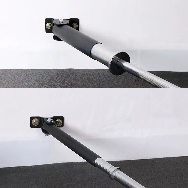 Wall-mounted steel pipe barbell rod cannon stand with 25 tubes for gun barrel storage
