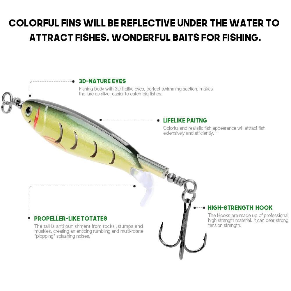 7.5cm road fishing bait artificial lure in multiple colours and styles