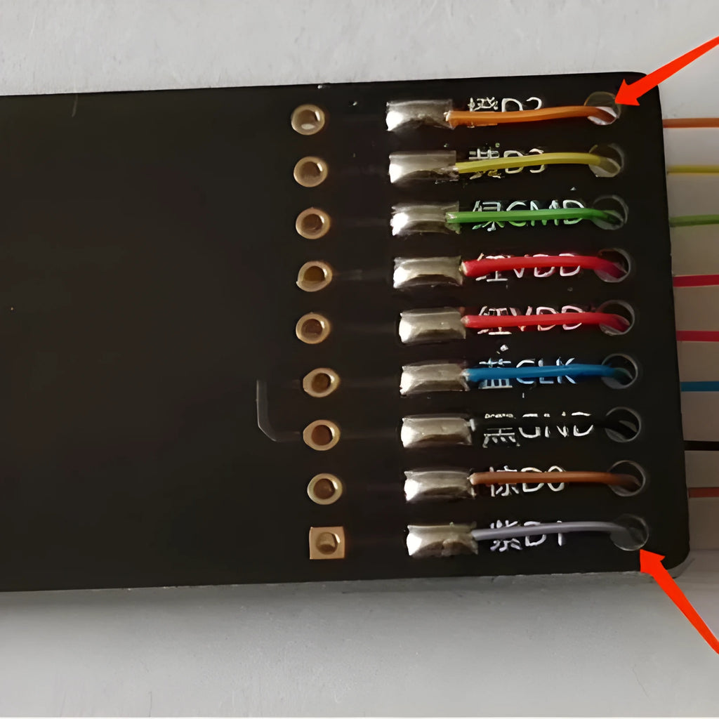 EMMC read and write tool for car audio host maintenance on BMW, Audi, Mercedes