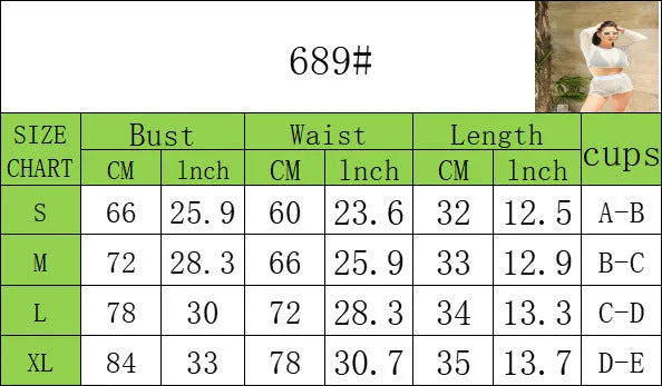 White transparent mesh women's beach swimsuit with skirt, shown for sunbathing.