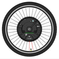 Black alloy hub motor wheel for electric bicycle conversion kit, Imotor 3.0.