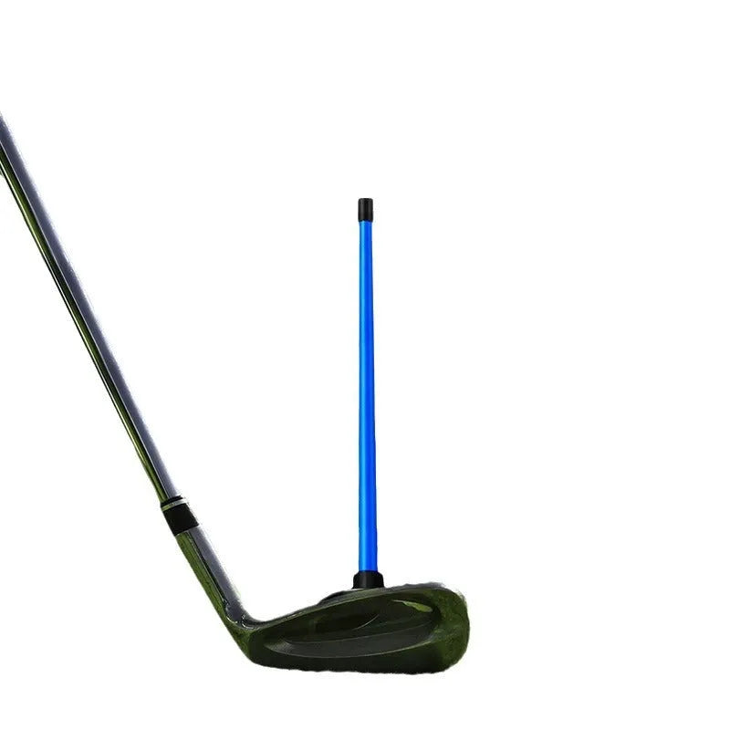 Aluminium alloy magnetic golf swing trainer with baseball bat alignment in blue and red colour options