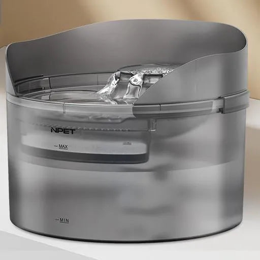 Automatic pet water fountain with filtration system for cats and dogs in 5L or 8L capacity