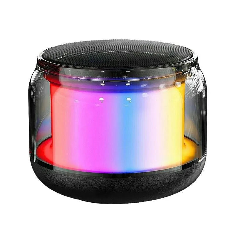 Black coloured glaze gun-shaped Bluetooth speaker with micro SD card slot