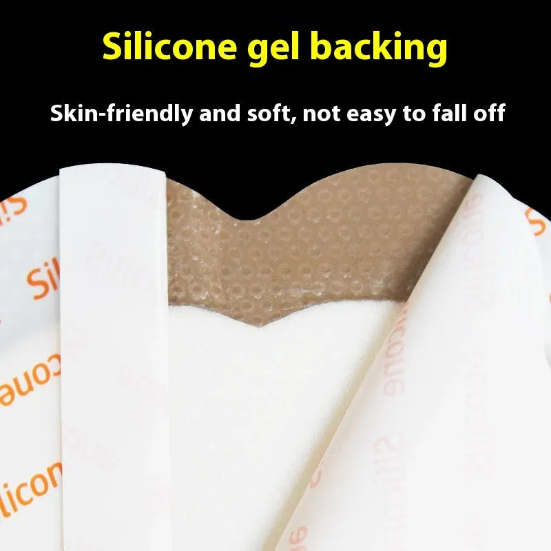 Large skin colour silicone gel foam medical dressing sticker for bedsore prevention