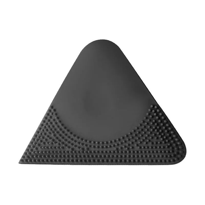Pet hair scraper cat comb brush with PTE bristles for grooming and fabric hair removal