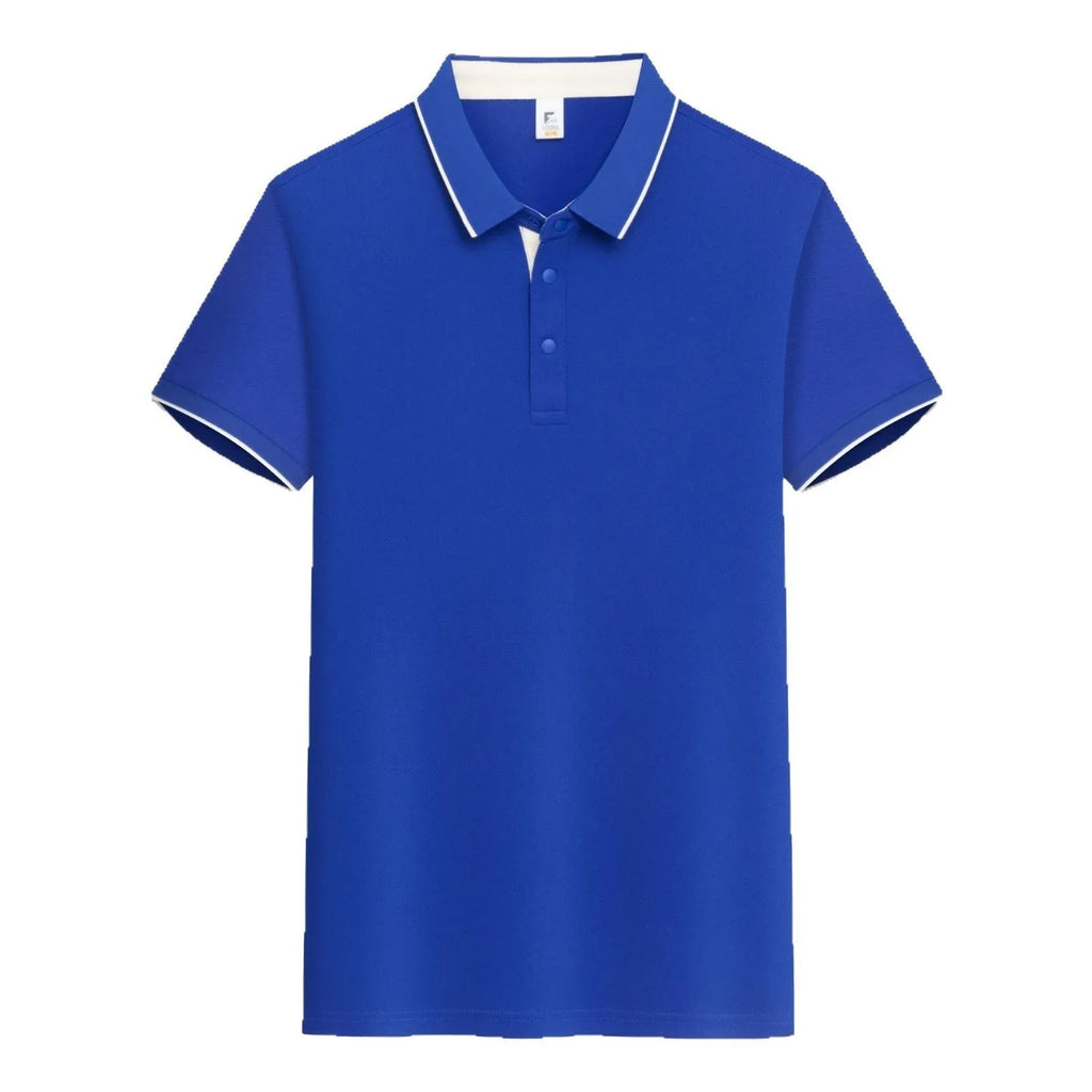 Women's solid colour viscose short sleeve overalls with a lapel neckline on a hanger.