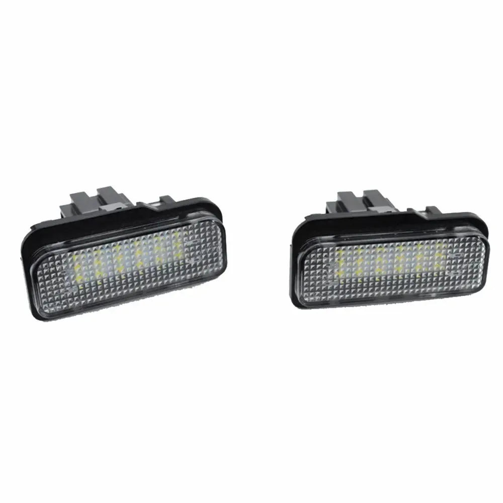 Mercedes Benz LED licence plate light with 18 SMD beads in polycarbonate housing for W203 W211 W219 R171 models