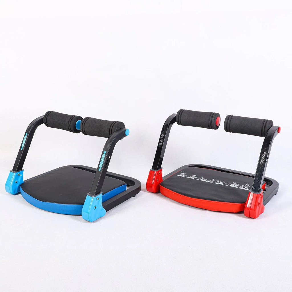 Household mini multifunctional abdominal device in sky blue or red colour for fitness and body shaping