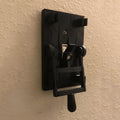 Retro decorative wall switch plate with mechanical switch and creative holiday decoration design