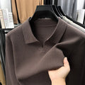 Men's loose fit casual pullover sweater in green colour showing front view