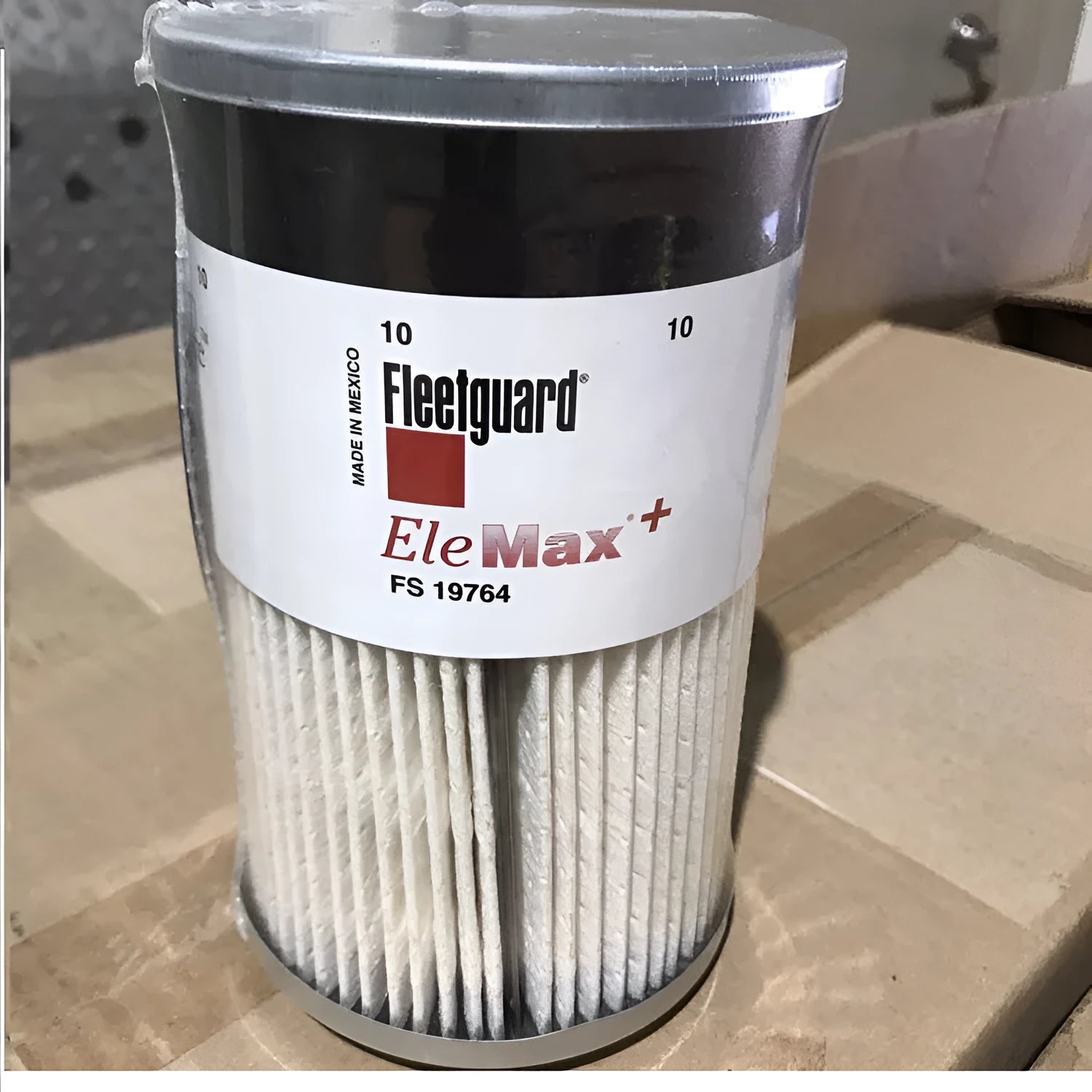 FS19764 diesel fuel filter for generator sets with 10mm ports and 178.79mm height