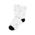 Personalised mid-calf tube socks with cartoon pattern custom photo design in multiple colours