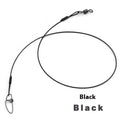 Copper-coated stainless steel fishing wire with double buckle pins in green colour