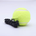 Blue chemical fibre tennis trainer with line on a flat surface