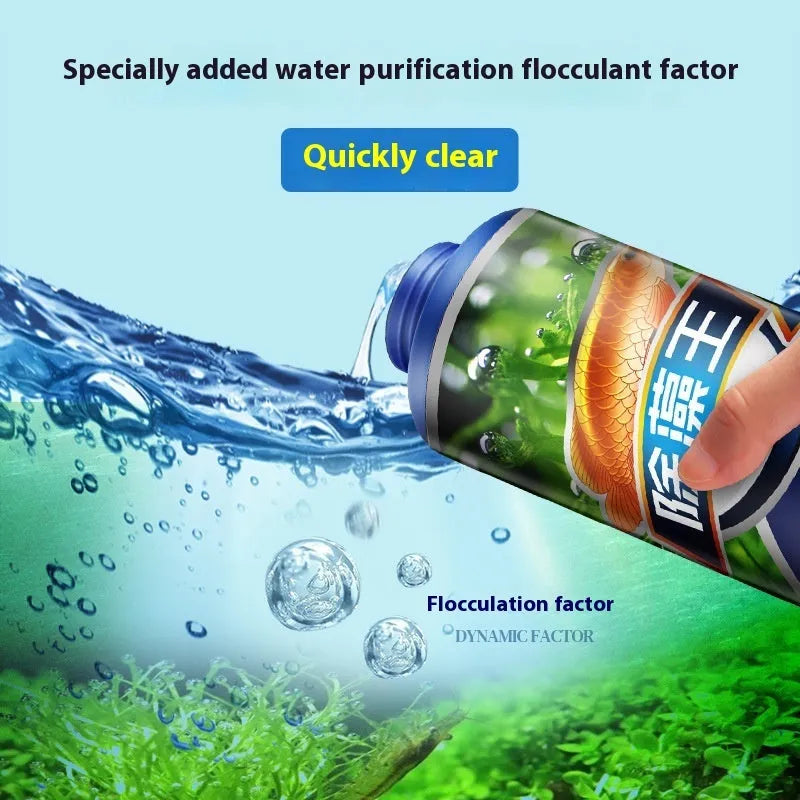 Ecological algae removal King algaecide bottles in 300ml 700ml 1100ml sizes for aquarium pond treatment