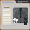 Square USB rechargeable foot massager mat with acupressure nodes in blue, orange, or white colour options
