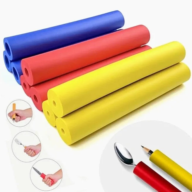 Rubber auxiliary grip hoses for utensil and tool handles in 10mm and 18mm sizes