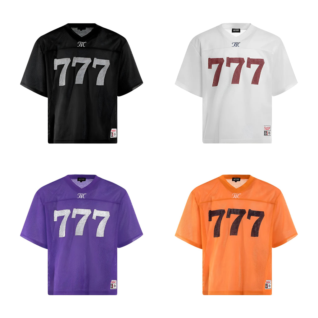 Loose retro street style T-shirt in polyester fabric showing colour options