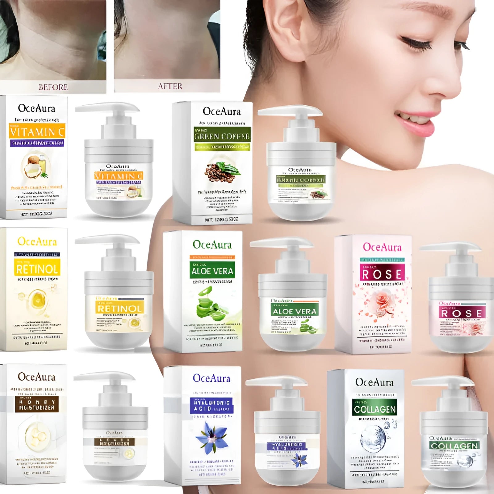 200ml tub of nourishing body cream with choice of seven formulations including aloe repair and rose anti-wrinkle.