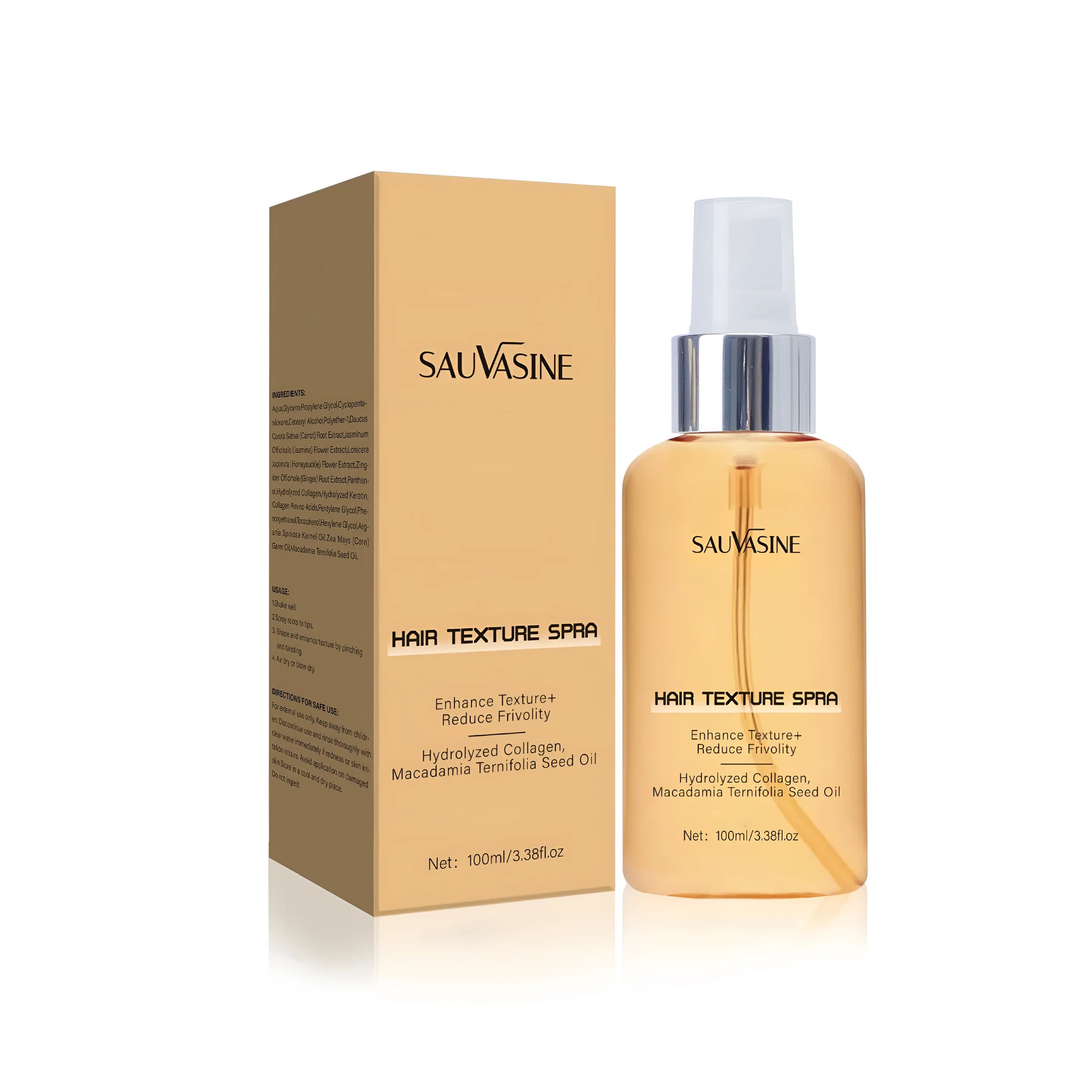 100 ml SWX-248 scalp care spray bottle with spray nozzle for reducing frizz.