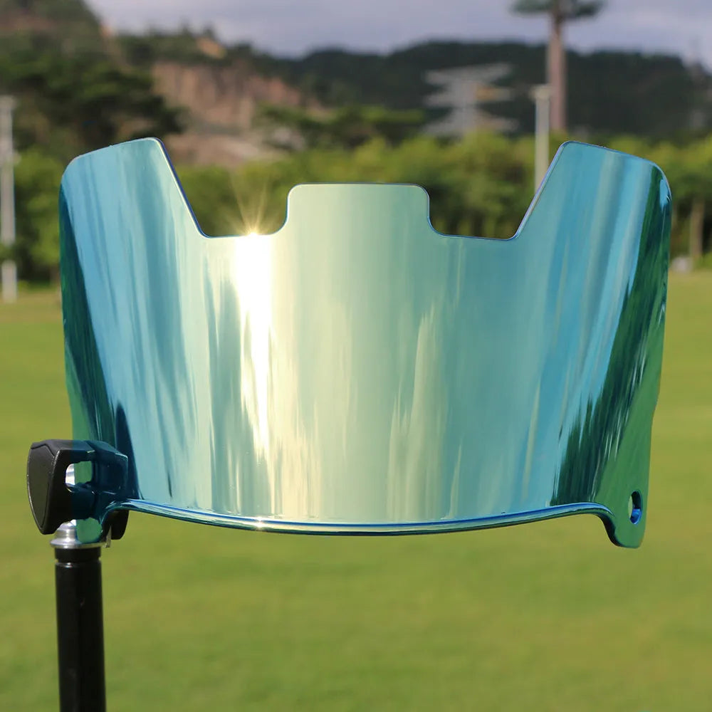 American-style multicolour rugby helmet goggles with a tool-free mounting system