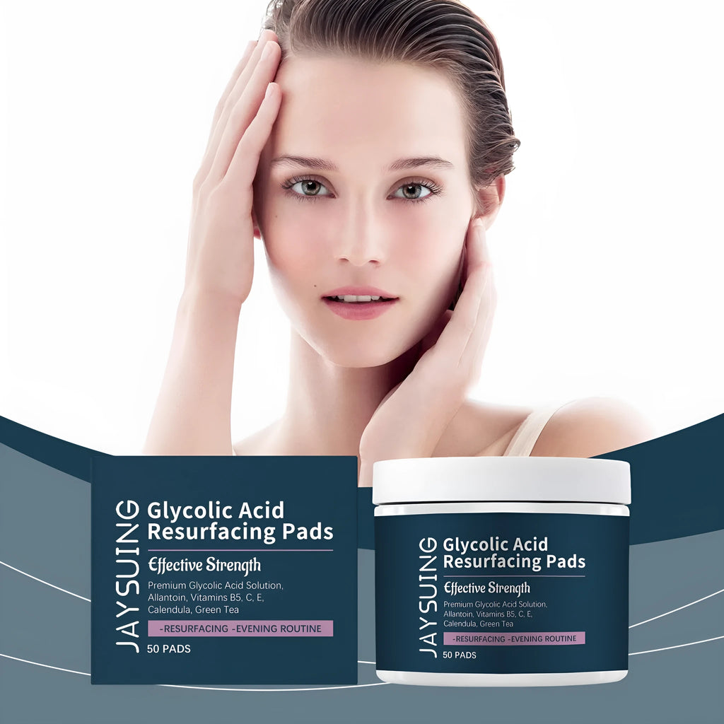 Pack of Glycolic Acid Exfoliating Moisturising Cotton Cloth Facial Pads