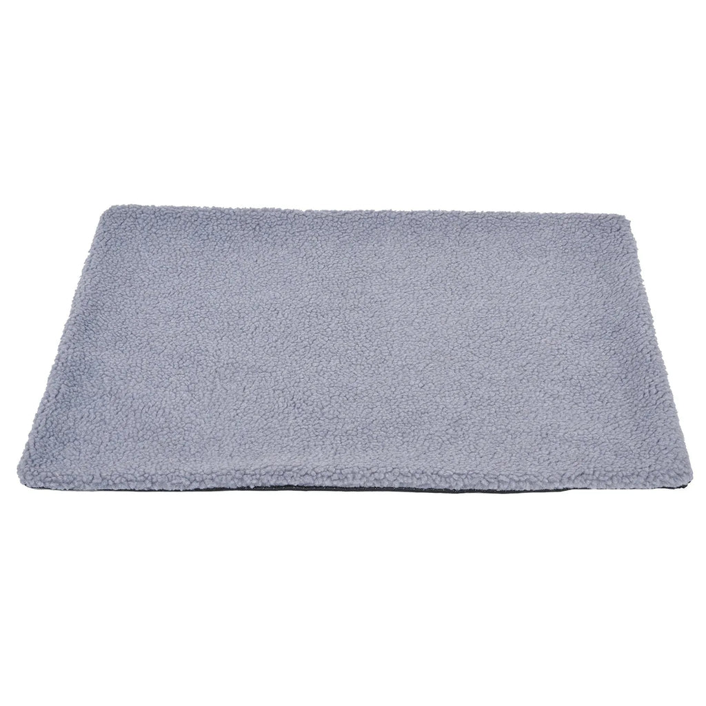 Self-heating plush pet pad for cats available in three colours and two sizes