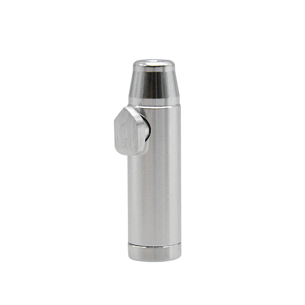 Aluminium alloy cigarette holder with flat head design in seven colour options