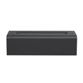 Square black or white USB aroma diffuser with colourful flame effect light and water tank