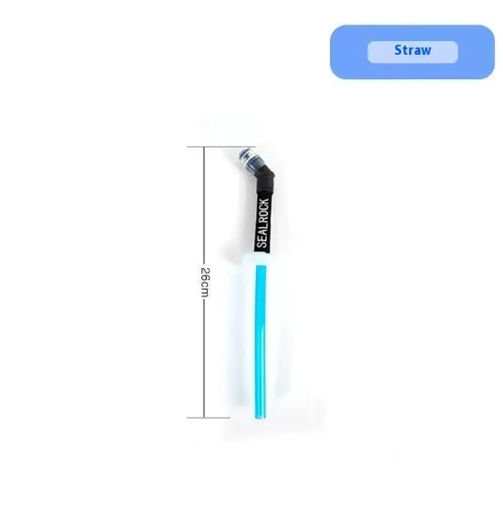 Portable drinking straw with suction tube for outdoor mountain climbing and biking activities