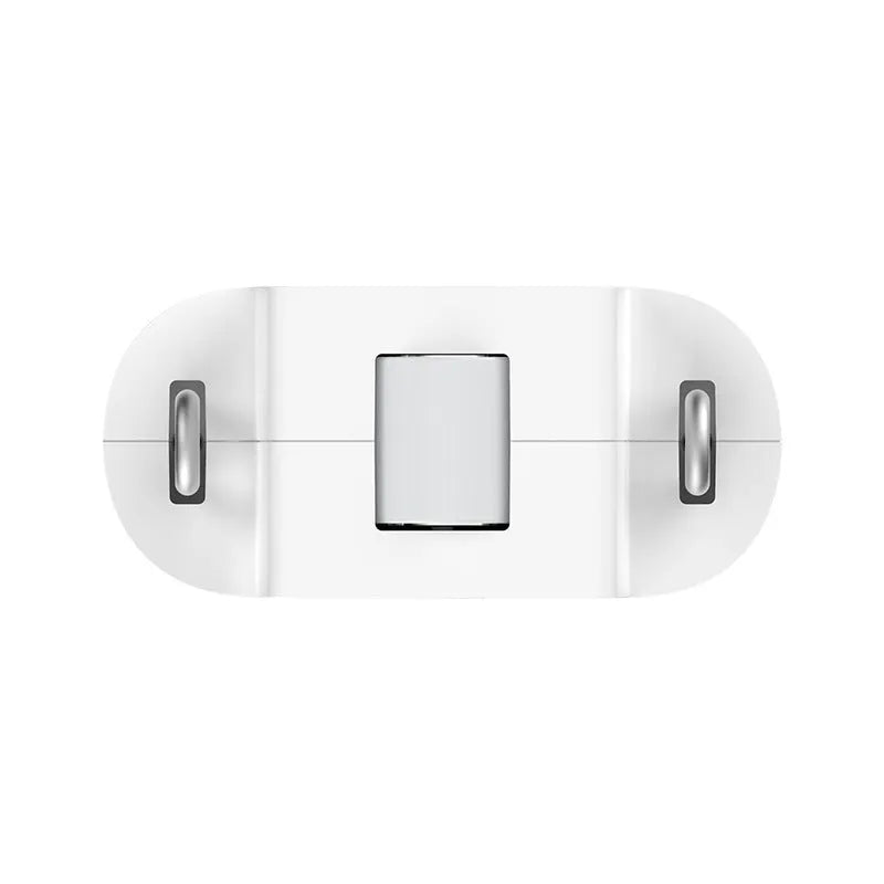 White automatic electric curtain opener motor unit with USB charging cable