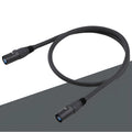 10 metre long CAT6 RJ45 Ethernet extension cable with gold-plated connectors and black moulded strain relief.