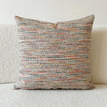 American-style jacquard woven sofa cushion cover with paisley pattern in amber colour