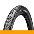 A folding mountain bike tyre in yellow or white, showing tread pattern, available in 26, 27.5 and 29 inch sizes.