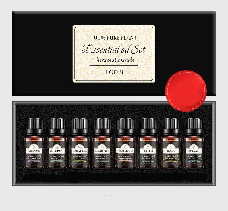 Six 10ml bottles of lavender essential oil set with pure plant aroma for general skin types