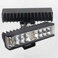 Black aluminium 7-inch 60W LED strip work light with straight-line shape