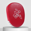 PU leather punch mitts for boxing and Muay Thai training in curved and flat target designs