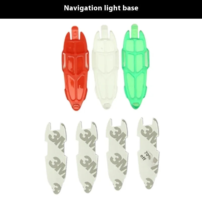 V3 wireless charging waterproof navigation light set for RC car boat plane models